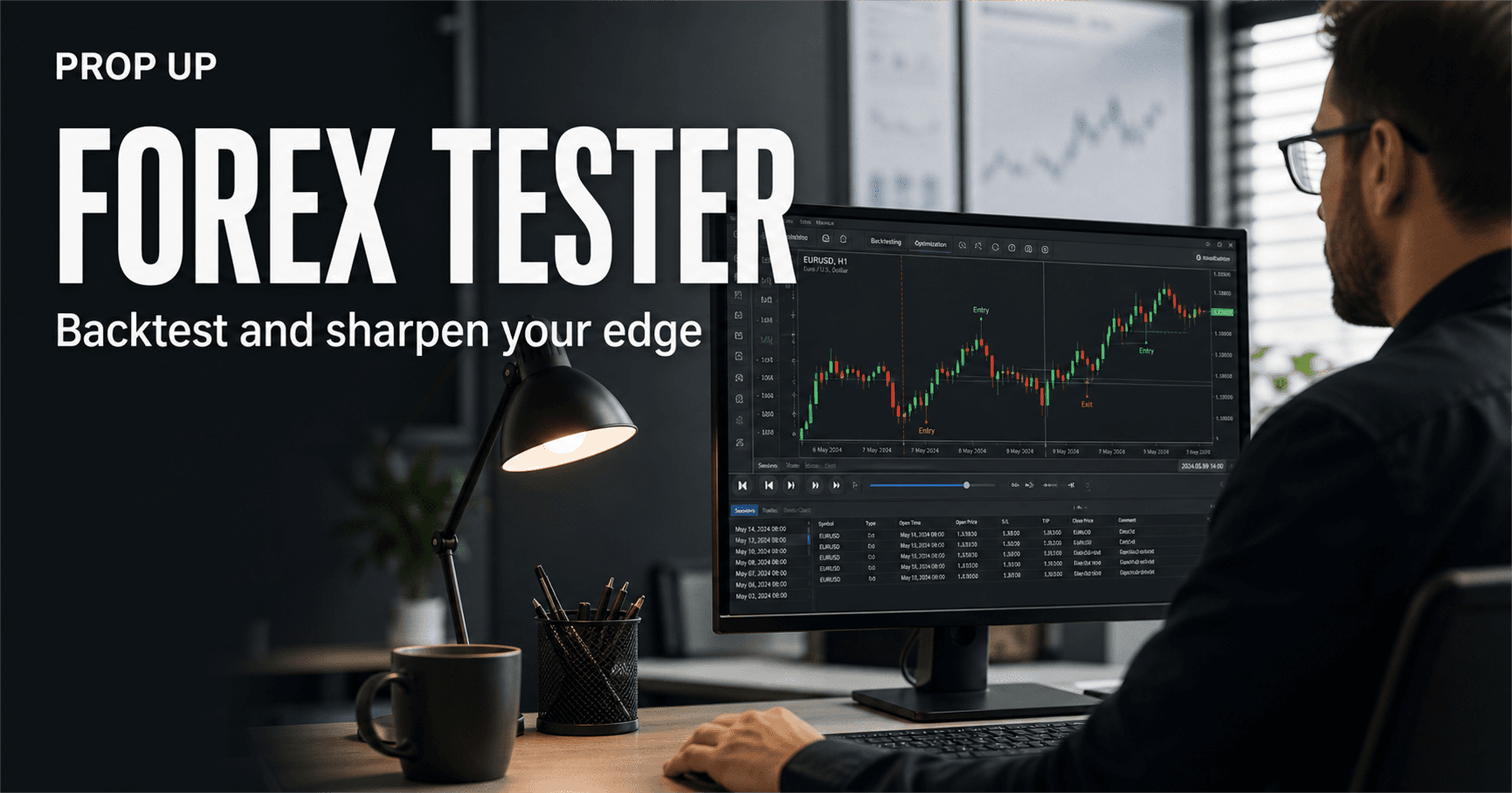 プロップファーム攻略はForex Testerの検証から｜評価料を溶かす前にやる3ステップ