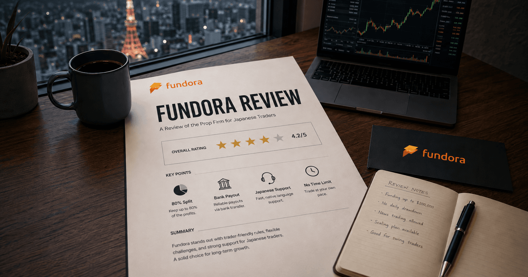Fundora（ファンドラ）の評判・特徴｜日本発プロップを徹底解説
