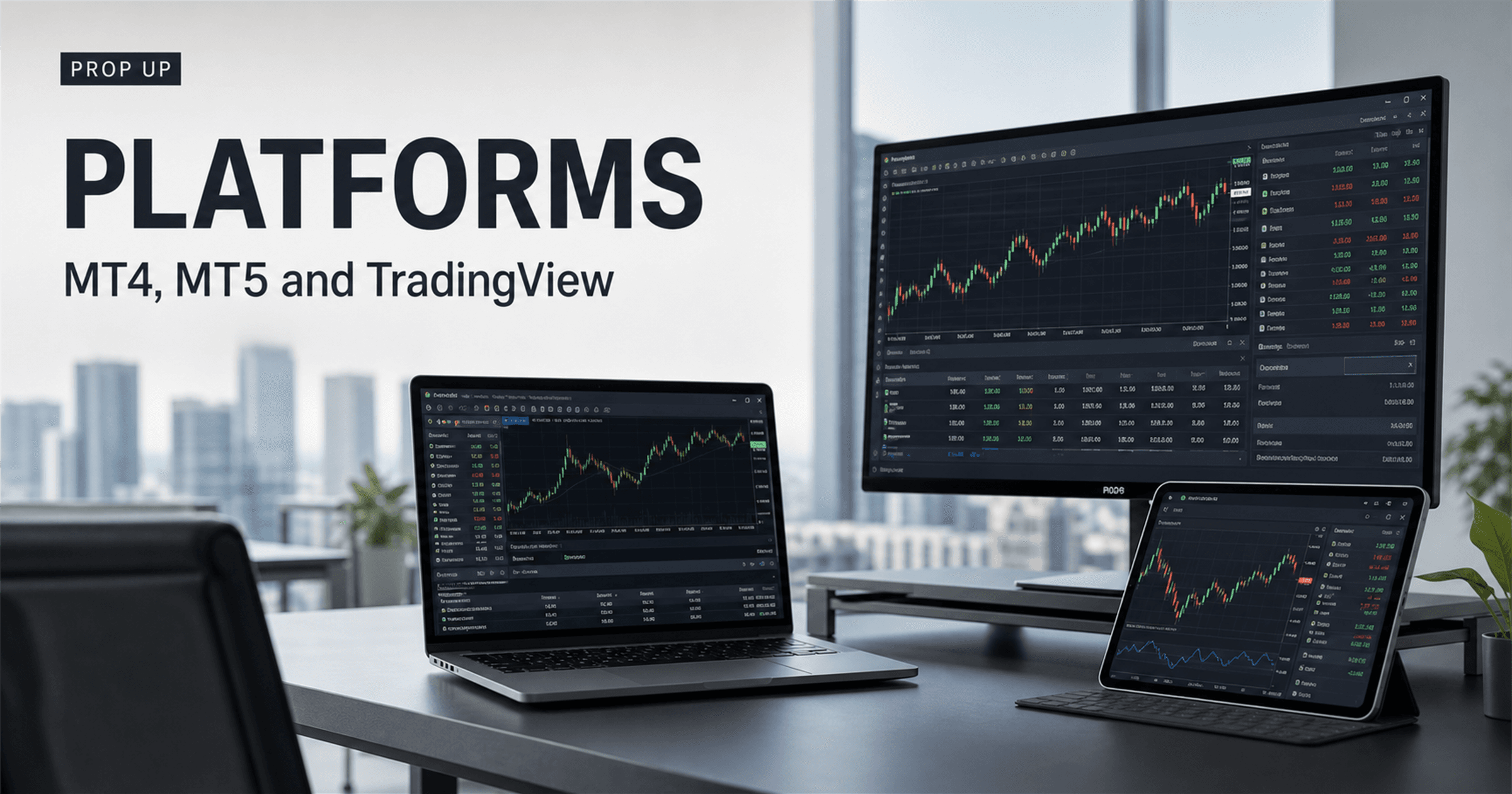 プロップファームの取引プラットフォーム｜MT4・MT5・cTrader